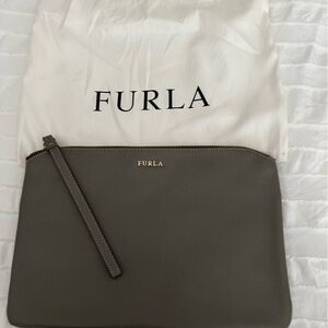 NWOT!!!!Italian Furla Wristlet 10.5 x 7.5 inches